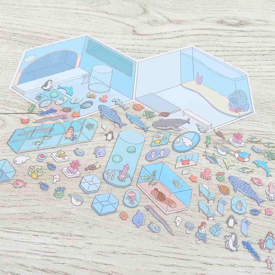 まち　904545 Amazon | カミオジャパン ステッカー チイサナセカイシール